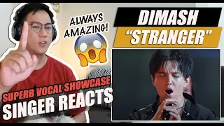 Dimash - STRANGER (New Wave / Новая Волна 2021) | SINGER REACTION