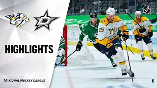 Predators @ Stars 3/7/21 | NHL Highlights