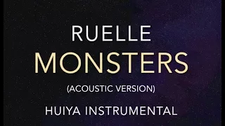 [Instrumental/karaoke] Ruelle - Monsters (Acoustic) [+Lyrics]