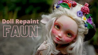 Faun Inspired Ever After High OOAK Doll Repaint and Magicfly Giveaway
