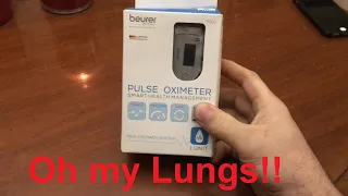 Beurer Bluetooth Digital fingertip Pulse Oximeter Blood Oxygen Saturation Pulse Monitor Spo2 PO60