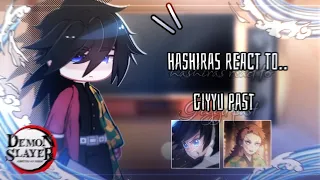 / Hashiras react to Tomioka Giyuu's Past /+Tanjiro/🇬🇧🇷🇺/Demon slayer/Kny/Kimetsu no yaiba/Gacha club