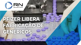 Pfizer libera fabricação de remédios genéricos contra a Covid