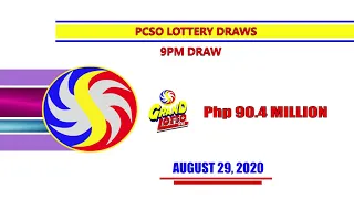 [LIVE] PCSO 9:00 PM Lotto Draw - August 27, 2020