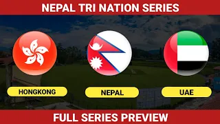 Nepal Tri Nation Series 2023 | Full Series Preview | Daily Cricket