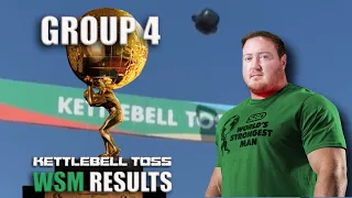 World's Strongest Man 2023 | Group 4 | Kettlebell Toss RESULTS