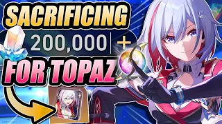 What Preparing 1200+ SUMMONS for TOPAZ Gets You in Honkai: Star Rail
