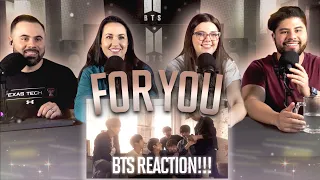 BTS "FOR YOU" MV Reaction - Wow well that ending caught us off guard 🥹  | Couples React