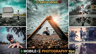 TOP 5 CRAZY MOBILE PHOTOGRAPHY TRICKS With PHONE - @SanjuEditingPhotography