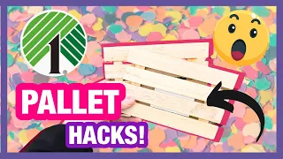 🤯 BRILLIANT WAYS TO USE DOLLAR TREE WOOD PALLETS FOR DIY CRAFTS AND HOME DECOR!