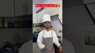 How to make gussa🍳😡#chimkandi new funny 😂😂video