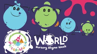 Head Shoulders Knees and Toes lyrics video by Piccolo Music | 'World Nursery Rhyme Week 2023'