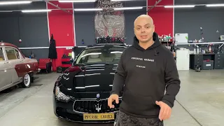 Детейлінг Maserati Ghibli. Студія автодетейлінгу IMPERIAL GARAGE. Львів