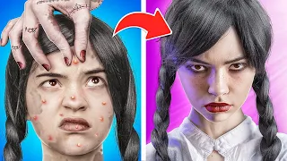 Венздей Аддамс! З ботанки на красуню за допомогою гаджетів із TIk Tok!