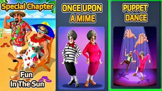 Scary Teacher 3D New Update New Chapter New Levels Once Upon A Mime and Puppet Dance Gameplay