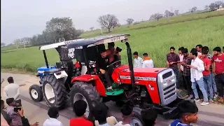 New holland 3630 vs Massey 7250 Tractor Tochan #newholland #masseyferguson #trending #nishudaswal