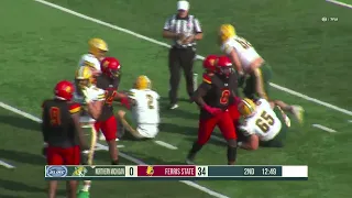 Ferris State Football Scoring Plays and Highlights Against Northern Michigan