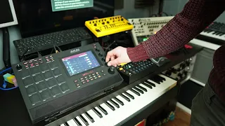 DAWLESS MPC Live 2 and External Synths - How to Sync them all!! Plus little jam #mpc #dawless #midi