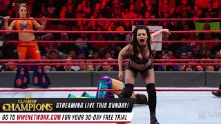 Bayley & Mickie James vs. Paige & Mandy Rose- Raw, 11 Dec.  2017