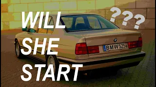 BMW E34 First Start After 3 Months