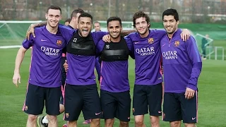 Training session (30/03/15): Back to work without international players