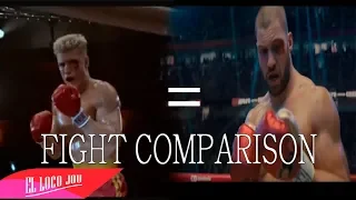 |Rocky IV Fight References in Creed 2| FINAL FIGHT COMPARISON