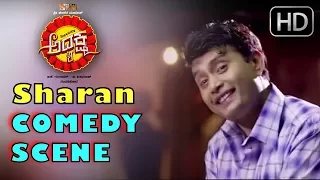 Sharan Comedy Scenes || Sharan Fight Scene || Adhyaksha Kannada Full Movie
