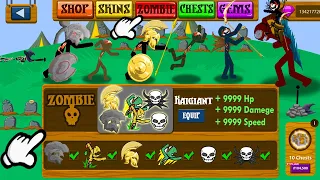 NEW UPDATED ZOMBIE SELECTION AND CONTROL MODE | STICK WAR LEGACY HACK