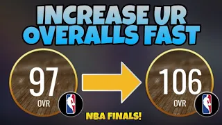 *HOW TO INCREASE YOUR NBA FINALS TO 106 OVR LINEUP FAST* NBA LIVE MOBILE 20