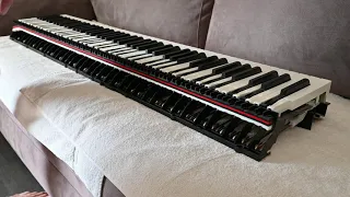 Replacing Keyboard Felt on a Yamaha Clavinova CLP-820