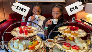 LONDON'S Most Expensive vs Cheapest AFTERNOON TEA