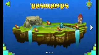 Geometry Dash World: Dashlands (levels 1-5)