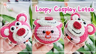 How to crochet LOOPY COSPLAY LOTSO | Hướng dẫn móc len LOOPY COSPLAY GẤU DÂU | Lem'n Do