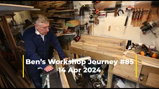 Ben's Workshop Journey #85 (Milling stock to size and cutting the remaining mortices)