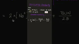 Can you help this hospital patient with his lab results? Calculated Osmolality