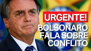 JAIR BOLSONARO COMENTA INVASÃO DA RÚSSIA À UCRÂNIA