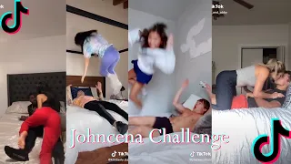 Better sleep with one eye open tonight - John Cena Challenge  💪🏽😈 -Tiktok Compilation