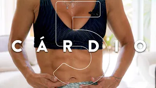 Treino CÁRDIO de 5 Minutos para QUEIMAR as Gordurinhas da Barriga - Carol Borba