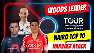 🚀 Michael WOODS gana etapa 2 tour de los ALPES MARÍTIMOS  Jhonatan NARVÁEZ y NAIRO Quintana