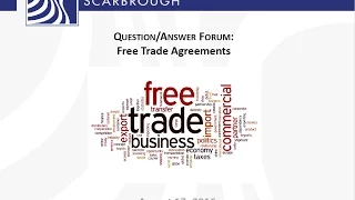 Free Trade Agreements: What is the biggest advantage of using an FTA?