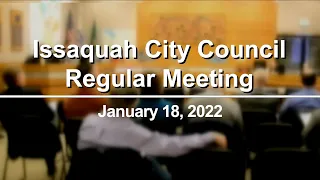 City Council Meeting - January 18, 2022