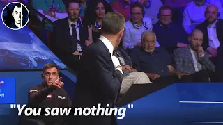 Referee Warns Ronnie O'Sullivan in the Final | 2022 World Snooker Championship Final