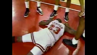 Michael Jordan Hit by a Cadillac (Common Foul)