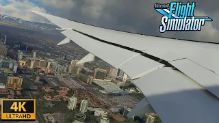 (4K) American Airlines 787-10 Take-off from Las Vegas Airport | Microsoft Flight Simulator 2020