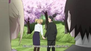 Sai and Ino at "Naruto & Hinata's wedding reception".