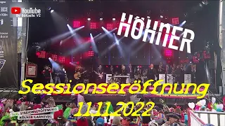 Höhner - Sessionseröffnung Kölner Karneval 11.11.2022