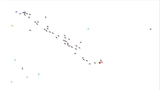 Ants: a first simulation of ant colony for swarm intelligence and artificial life