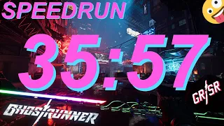 Ghostrunner In 35 Minutes! (35:57 Ghostrunner Speedrun Any% Inbounds)