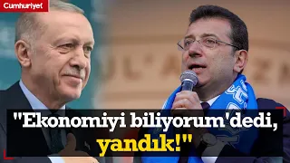 İmamoğlu'ndan Erdoğan'a 'ekonomist' göndermesi!