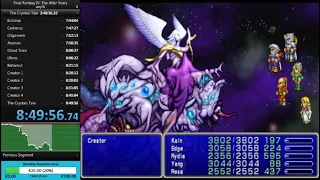 Final Fantasy IV: The After Years any% (PSP) speedrun - 8:49:56 (WR)